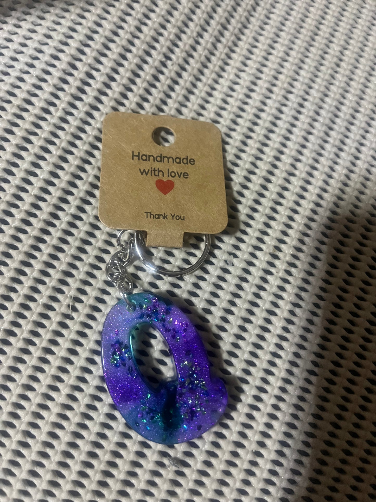 Letter key rings