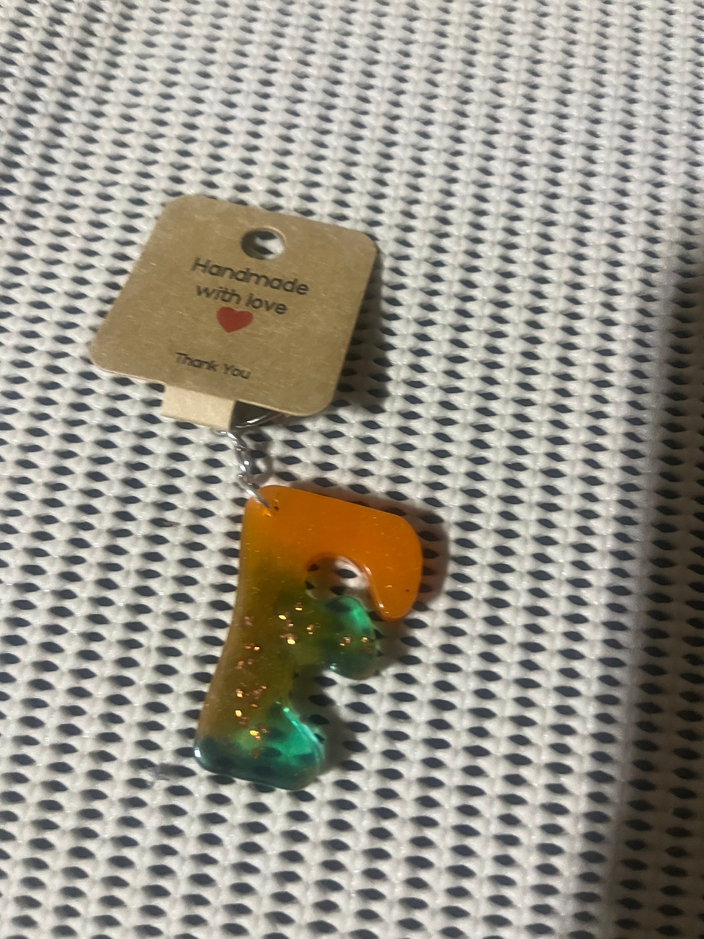 Letter key rings