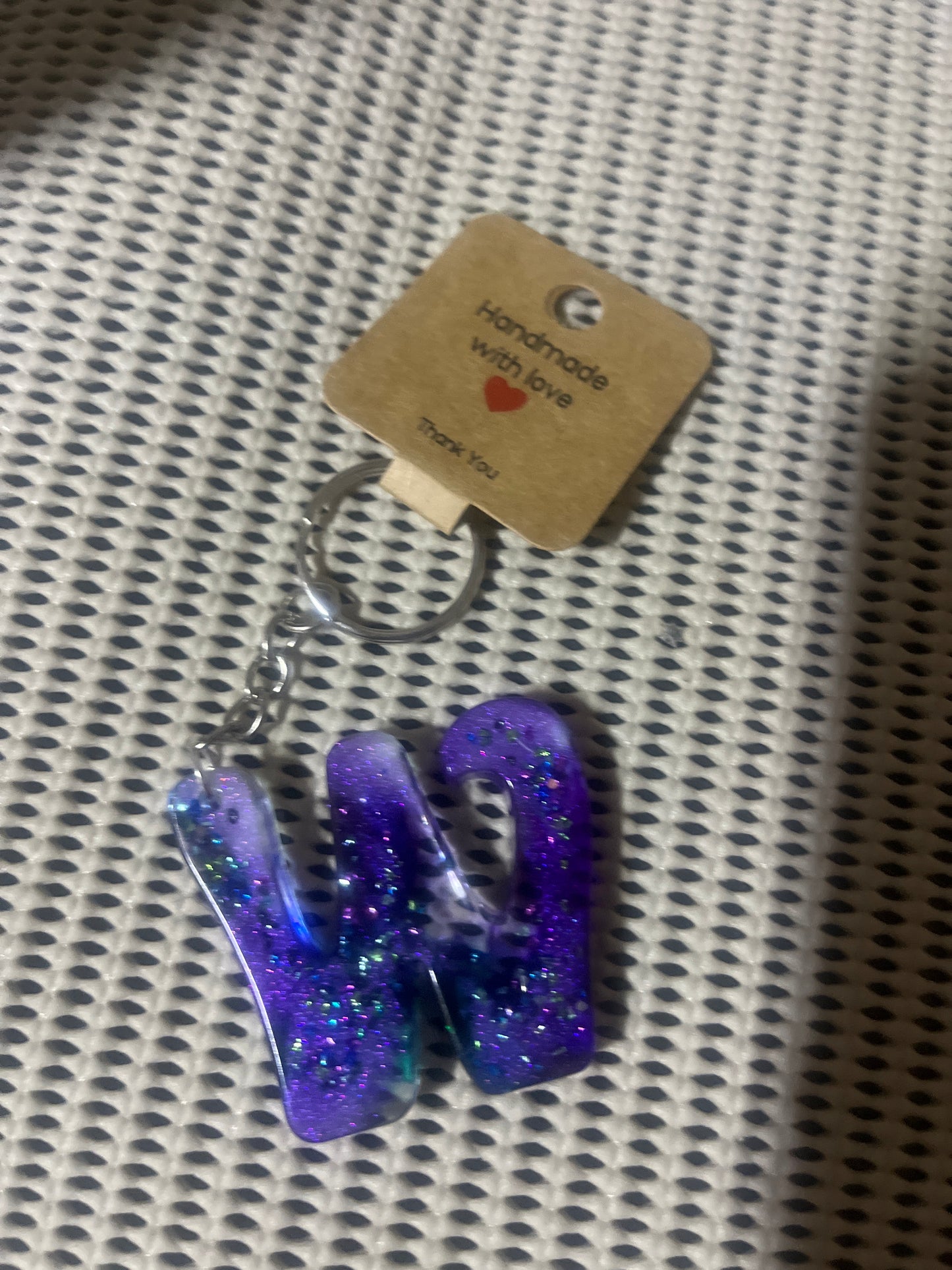 Letter key rings
