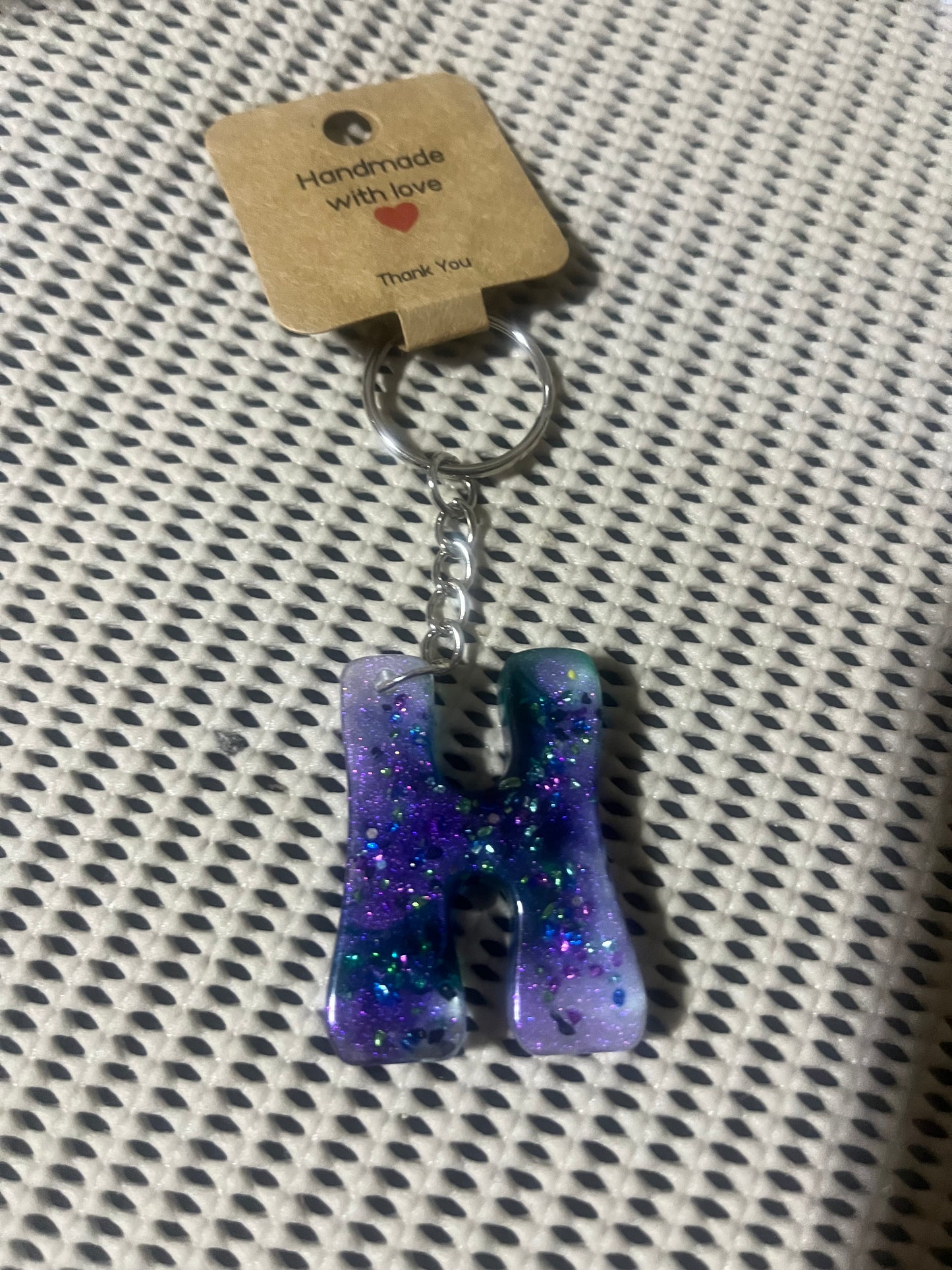 Letter key rings