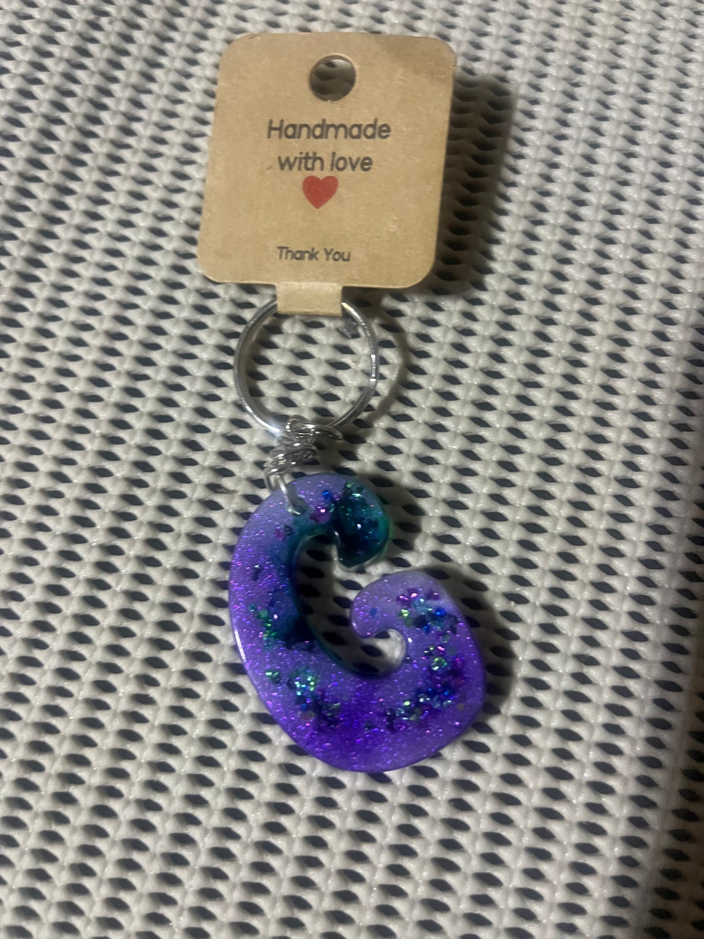 Letter key rings