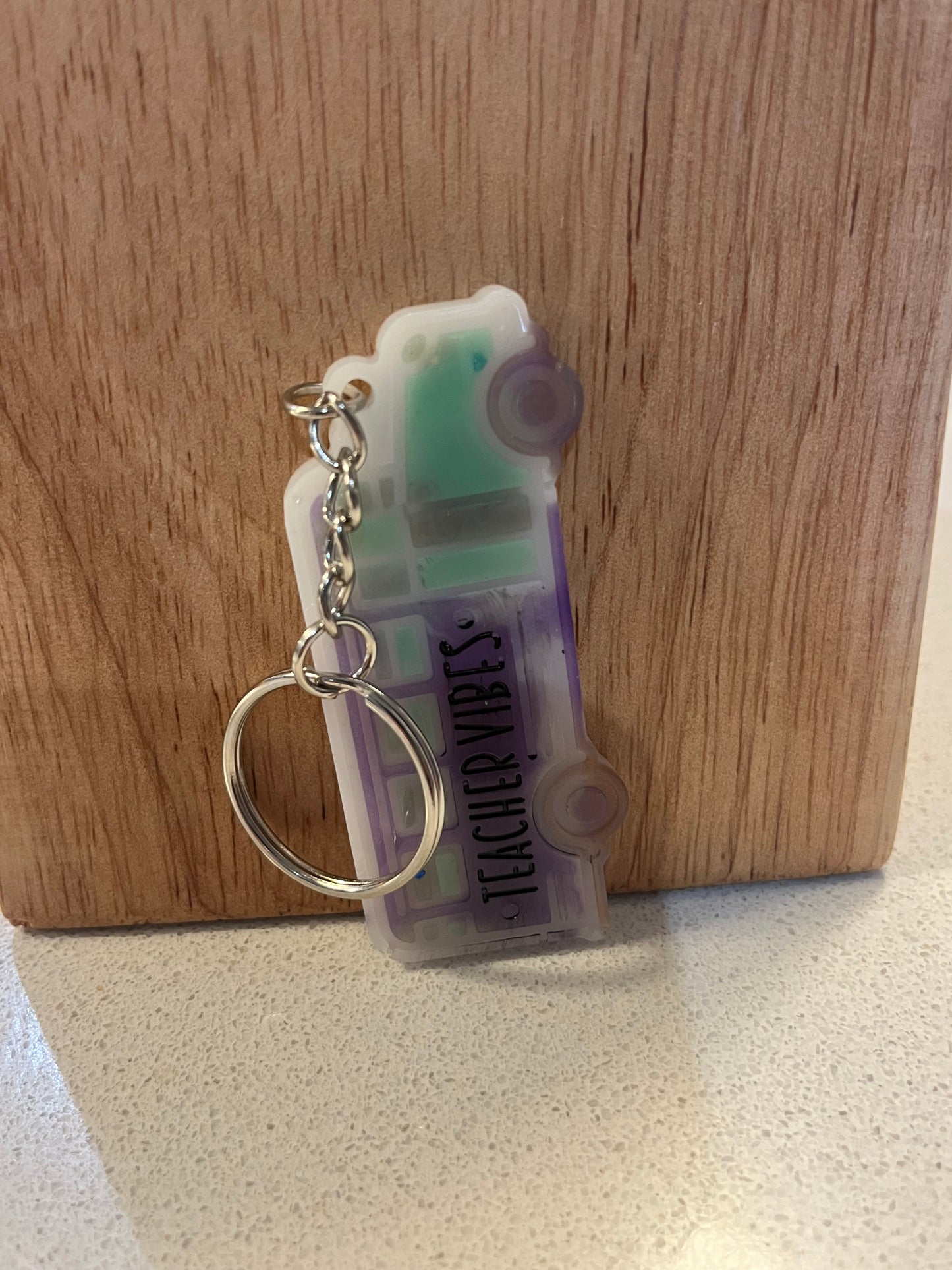 Personalised Handmade Teacher Thank You key rings