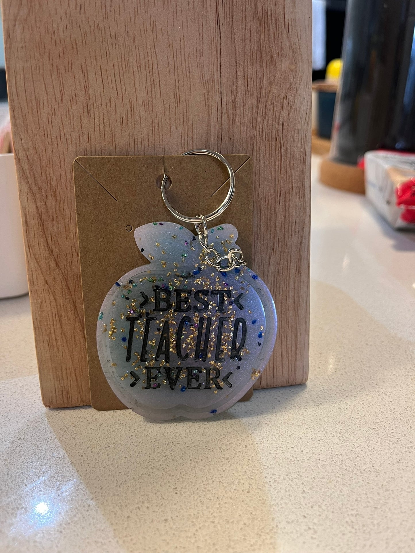 Personalised Handmade Teacher Thank You key rings