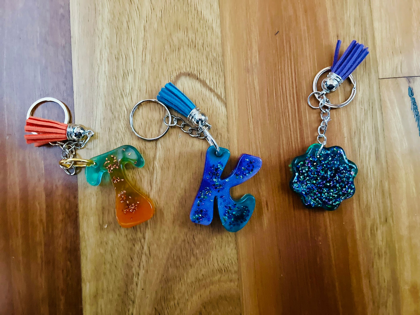 Personalised Handmade Teacher Thank You key rings