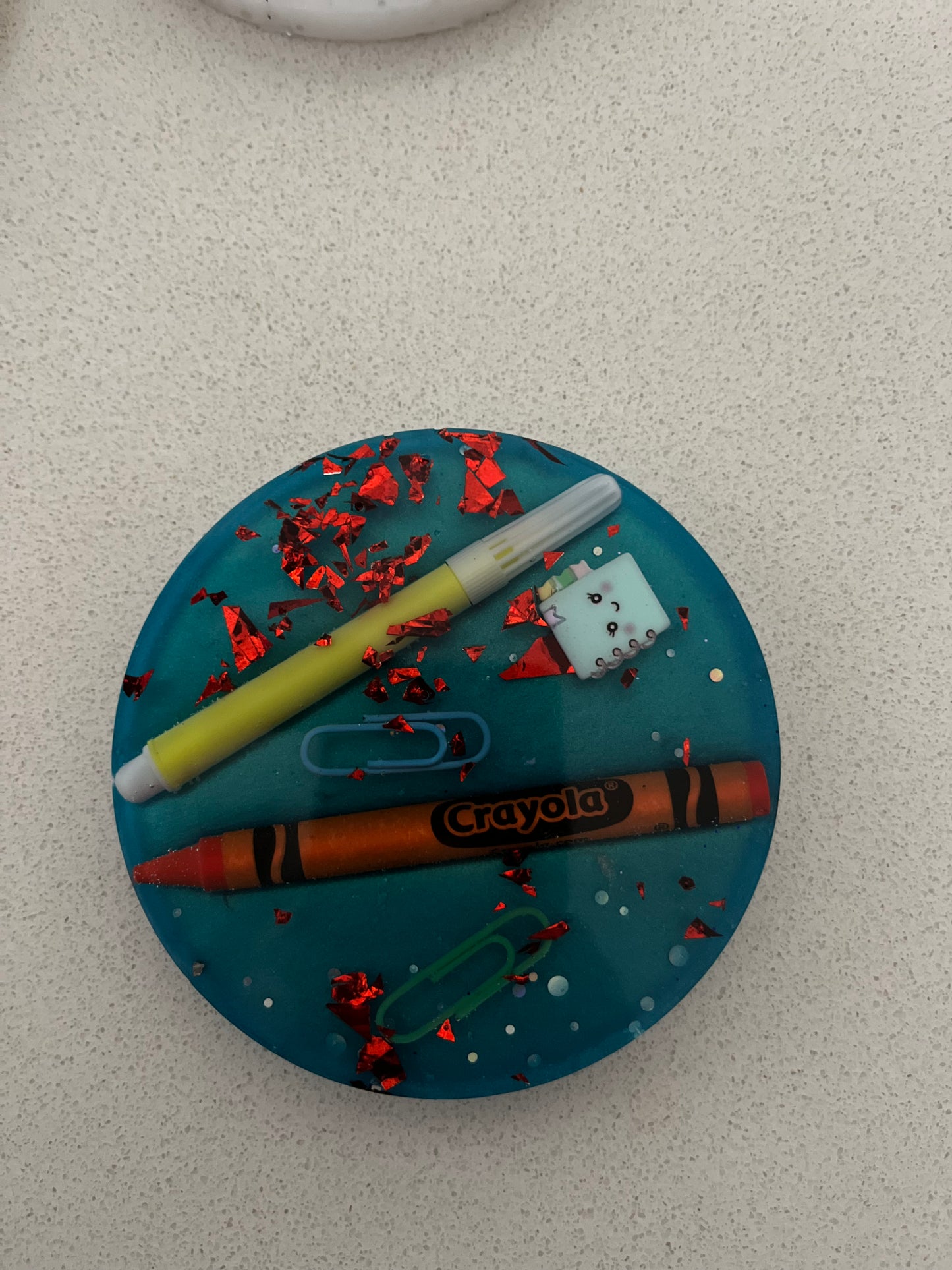 Thank You Personalised Handmade Teacher Drink Coasters
