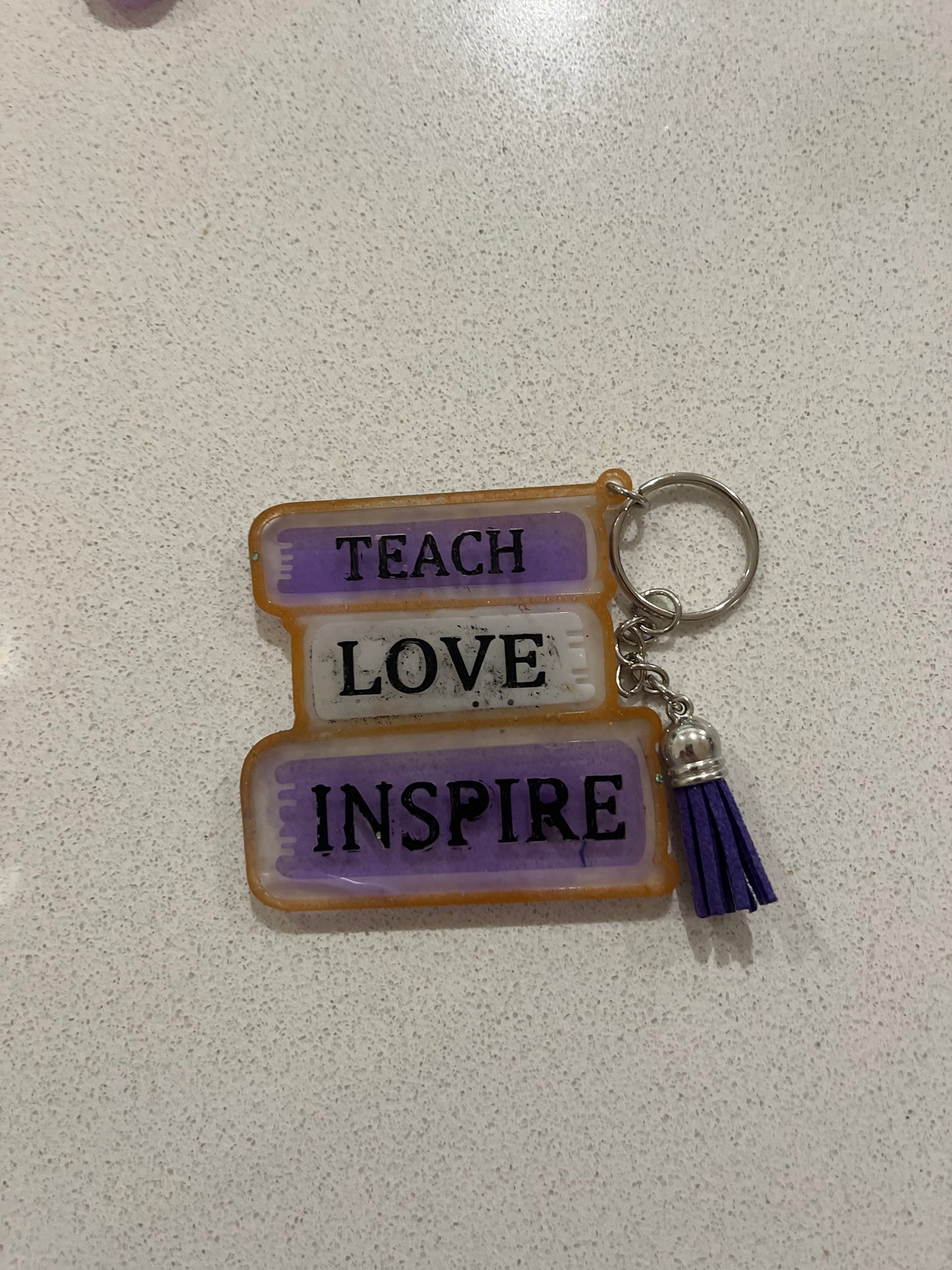 Personalised Handmade Teacher Thank You key rings