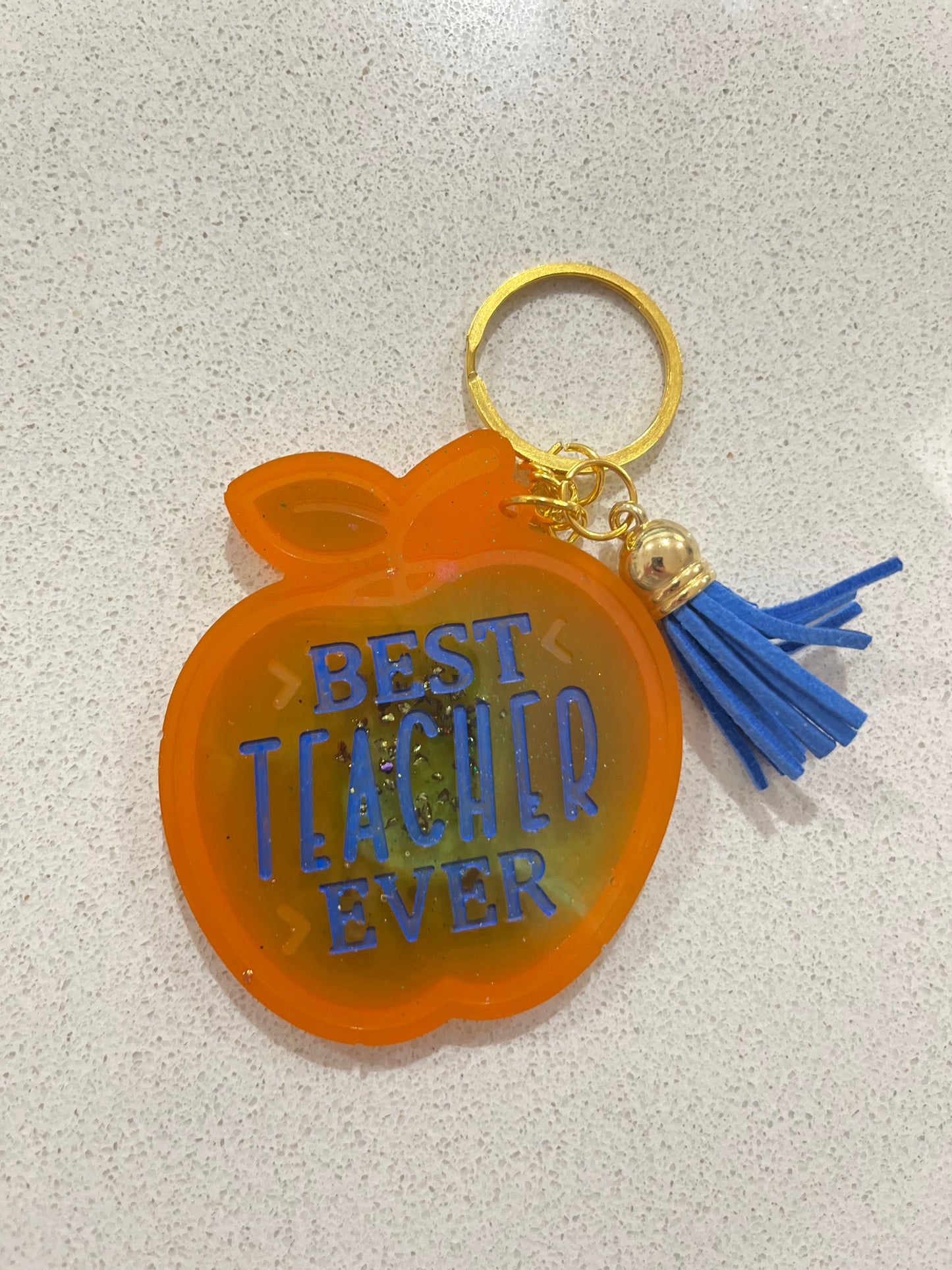 Personalised Handmade Teacher Thank You key rings