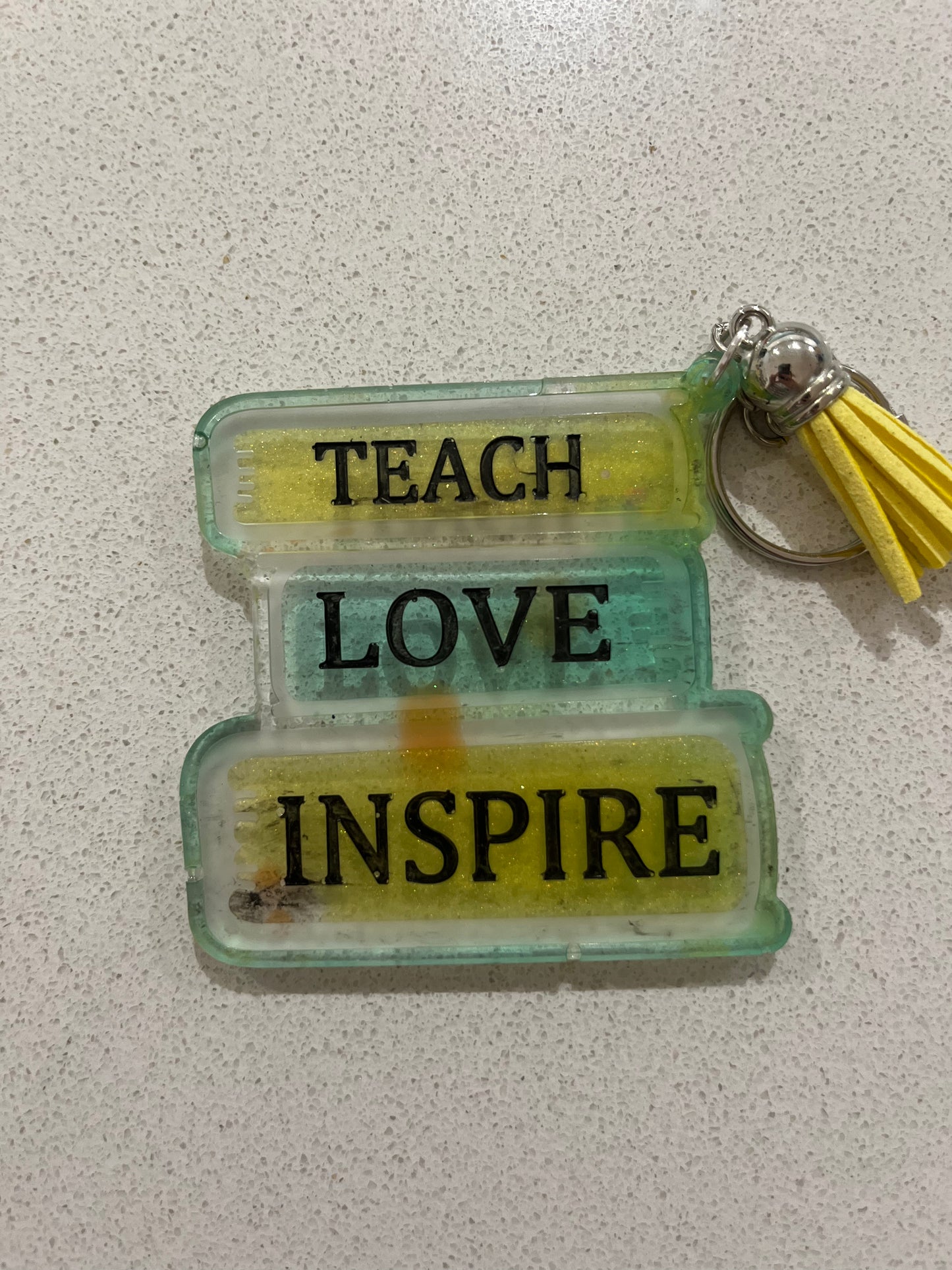 Personalised Handmade Teacher Thank You key rings