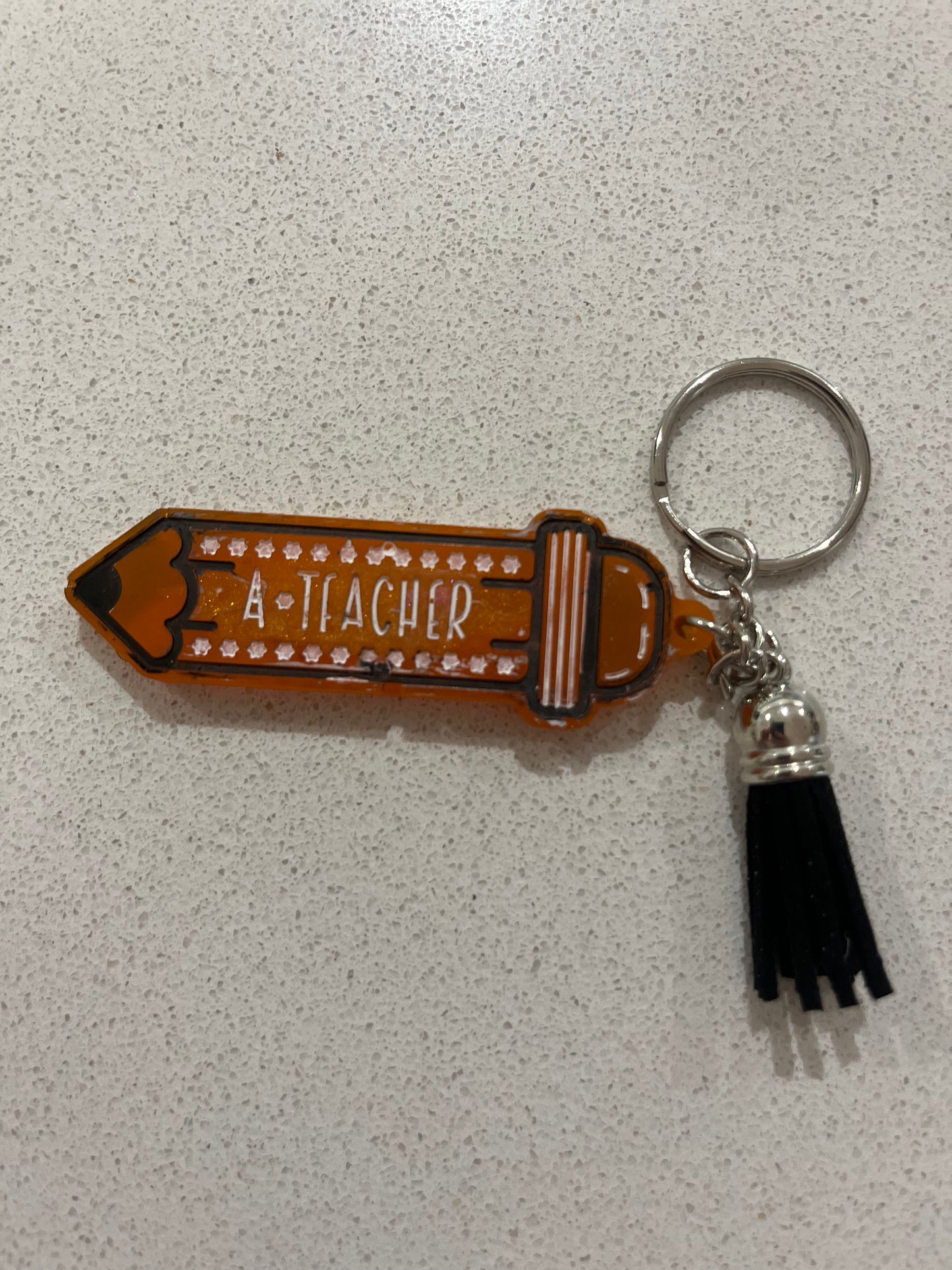 Personalised Handmade Teacher Thank You key rings