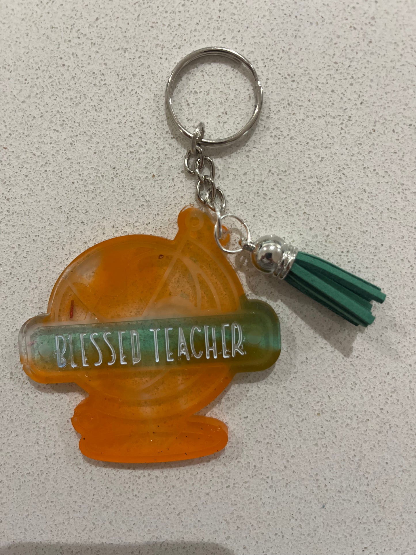 Personalised Handmade Teacher Thank You key rings