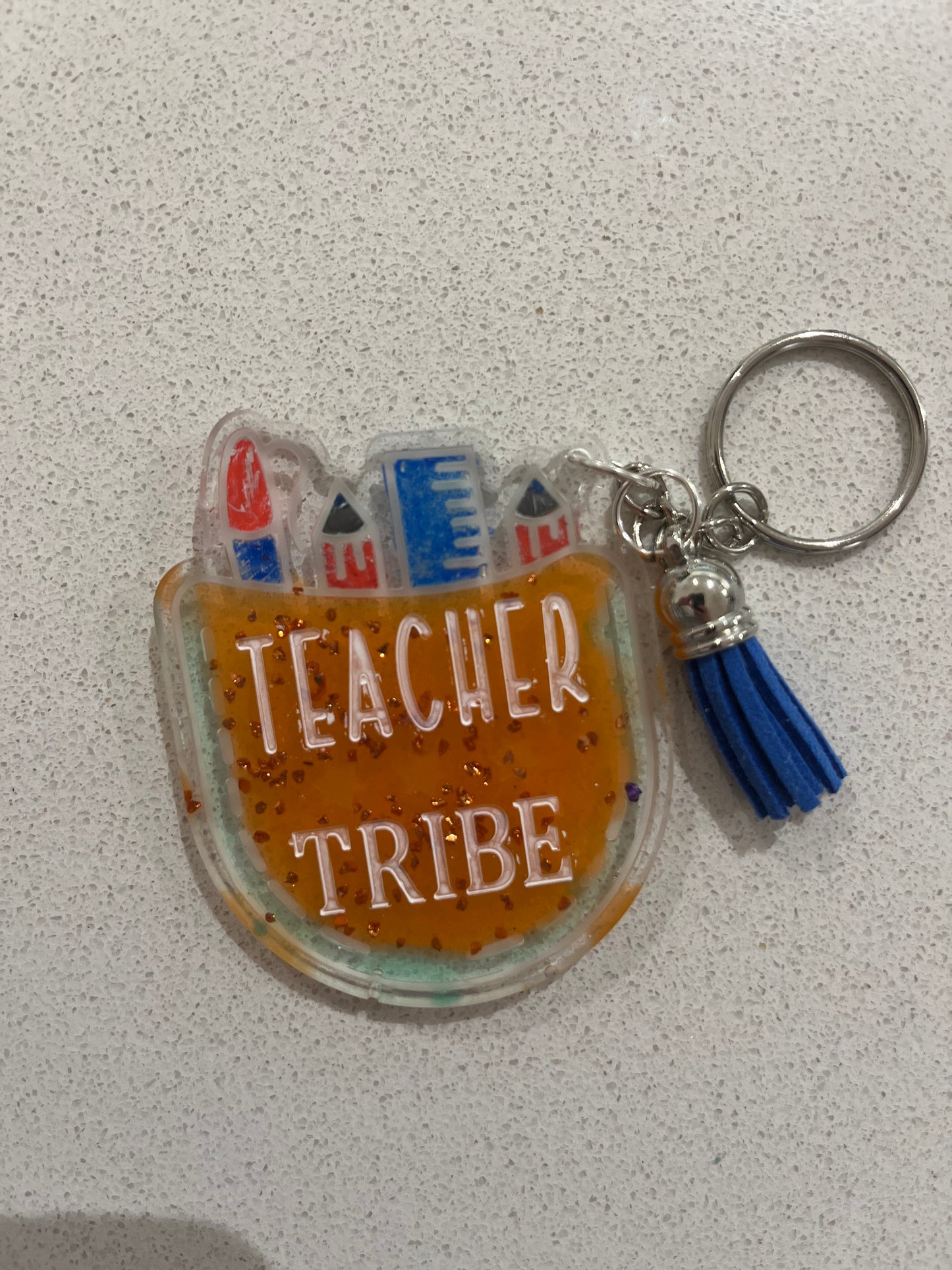 Personalised Handmade Teacher Thank You key rings