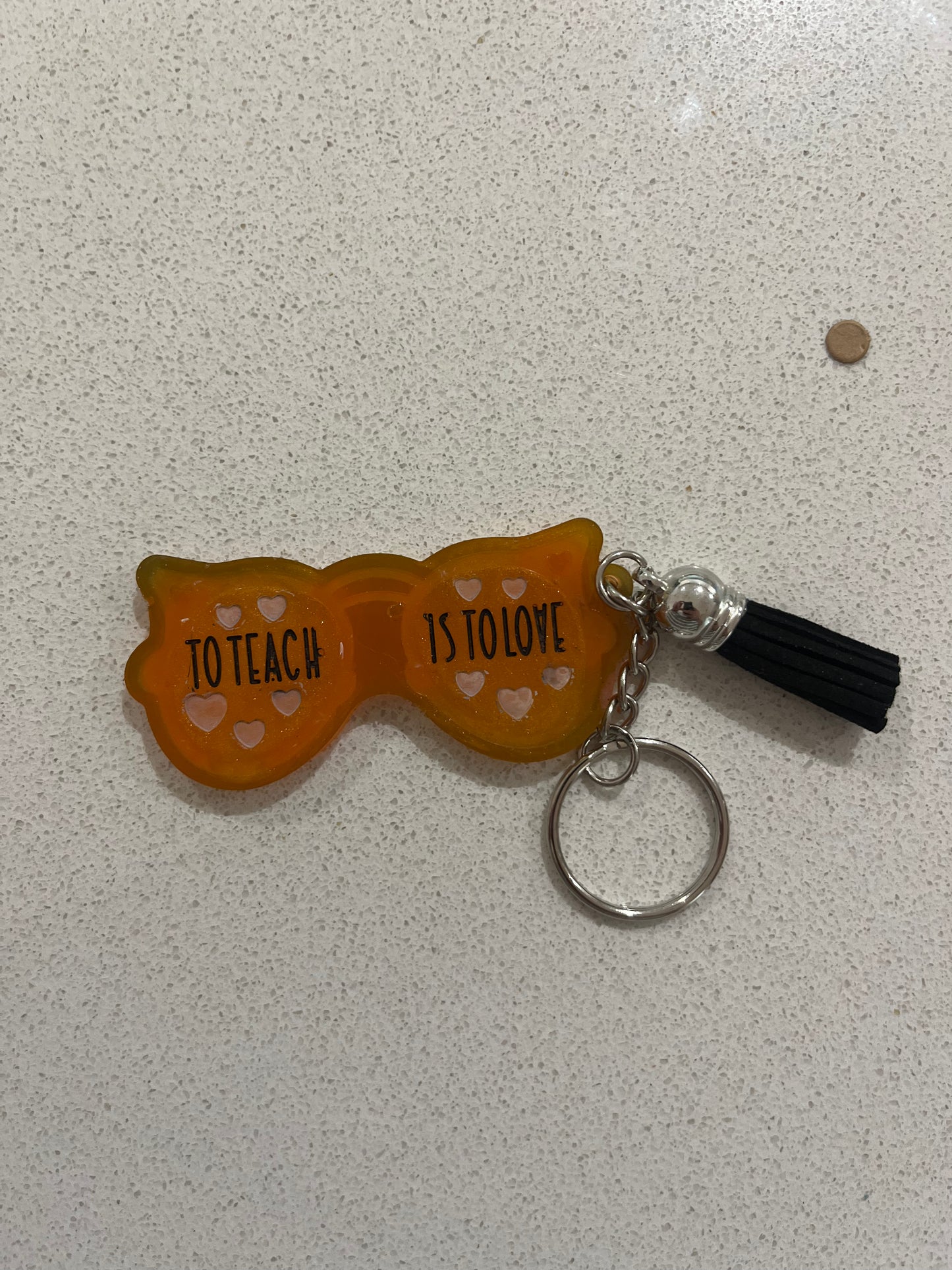 Personalised Handmade Teacher Thank You key rings