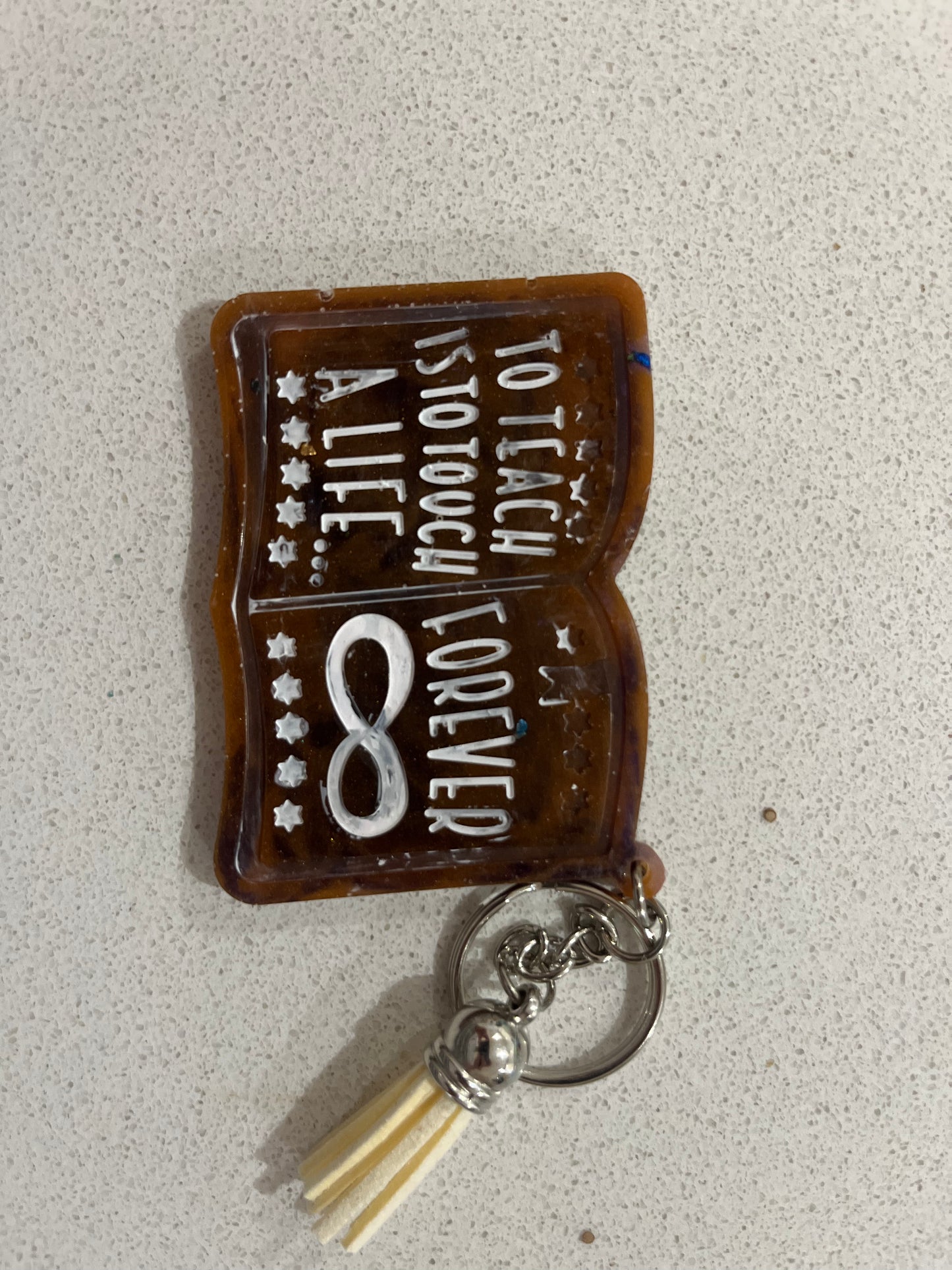Personalised Handmade Teacher Thank You key rings