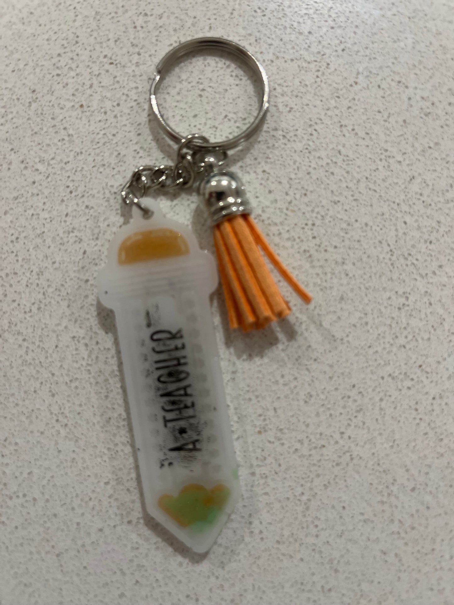 Personalised Handmade Teacher Thank You key rings