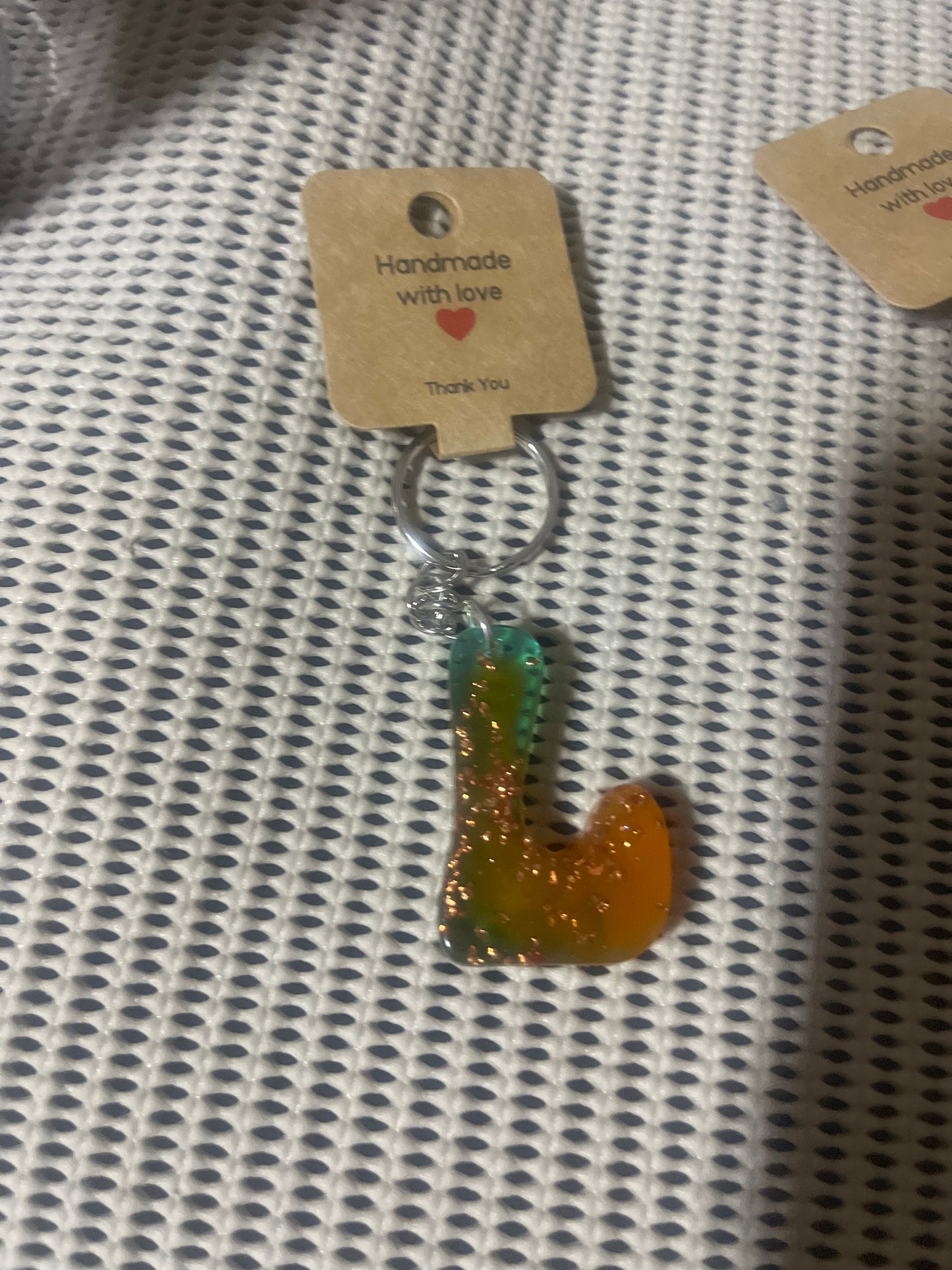 Letter key rings